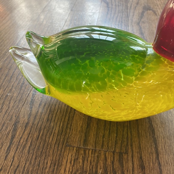 Fifth Avenue Crystal Ltd Beautiful Art Glass Duck- stunning HEAVY piece - Picture 4 of 7